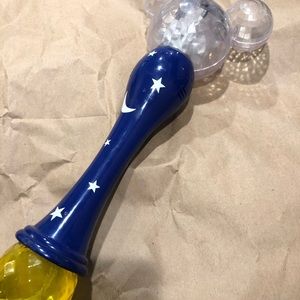 Disney Parks Mickey Mouse Sorcerer’s Apprentice Bubble Glow Wand Lights Up- Rare